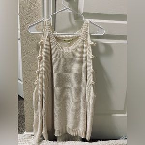 Gianni Binni Open Sleeve Knitted Sweater